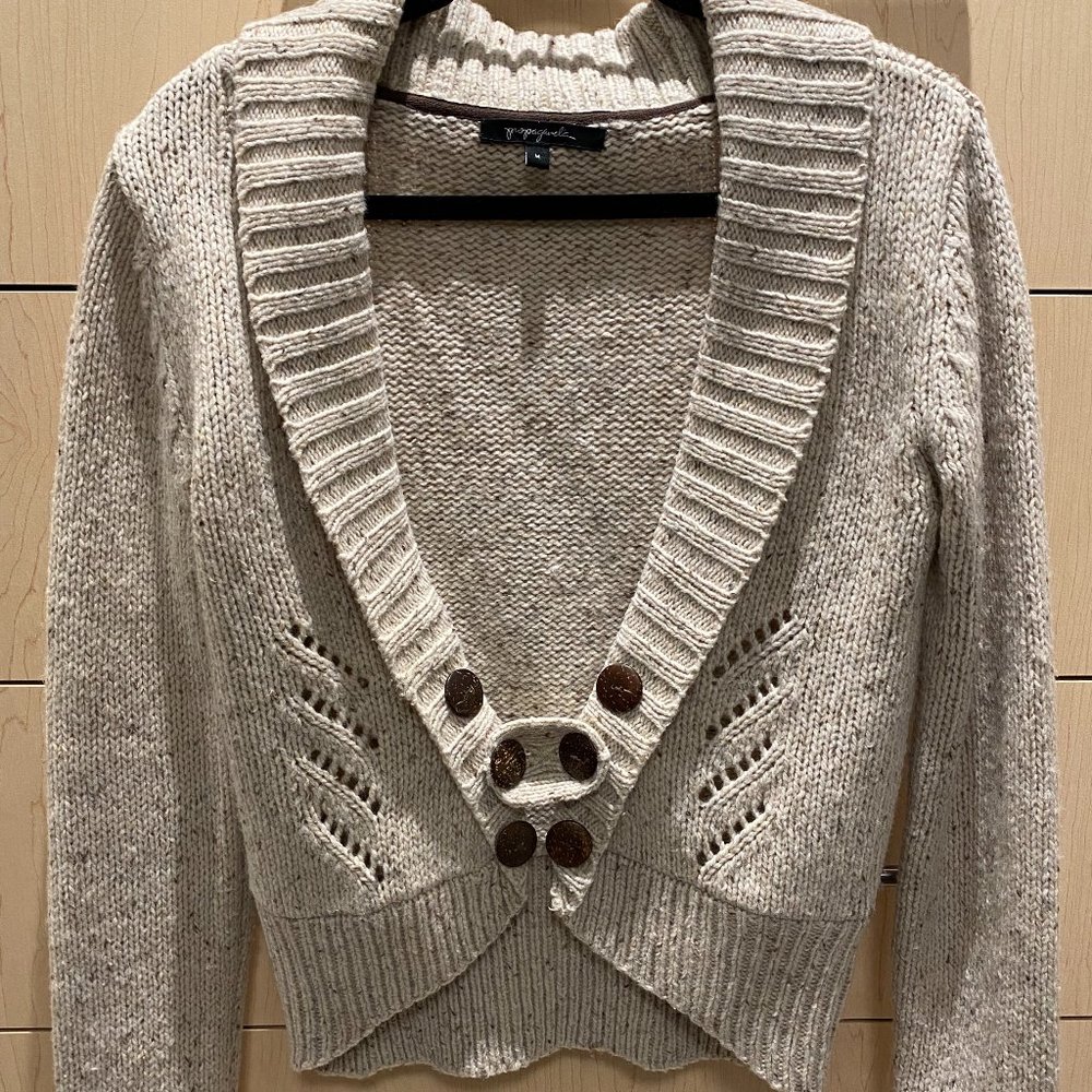Lambswool cardigan sweater by Propaganda size M
